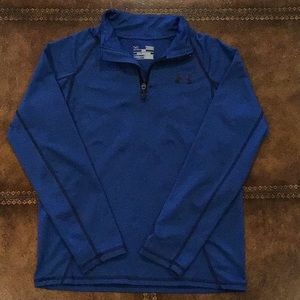 Boys Under Armour YL Coldgear 1/4 ZIP Pullover